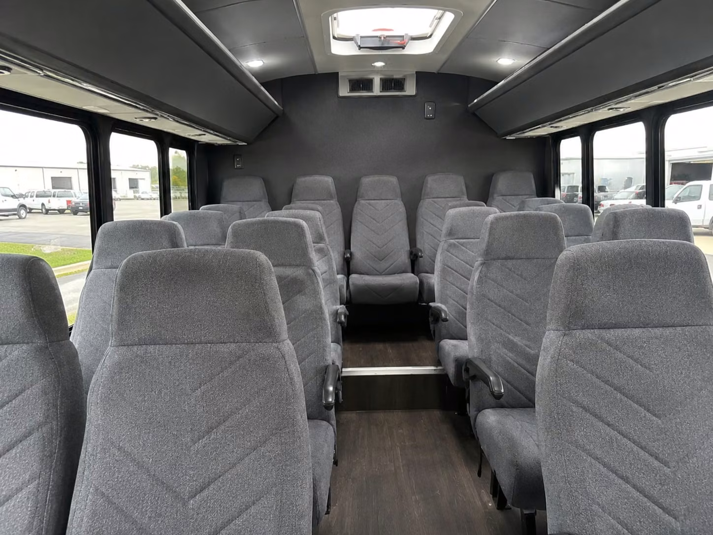 15 passenger minibus inside
