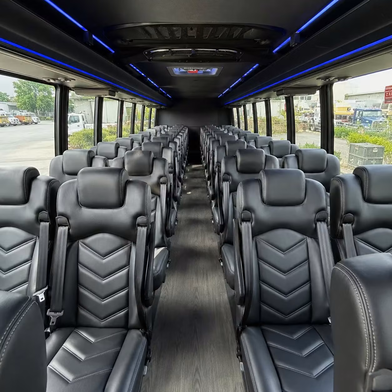 25 passenger minibus inside
