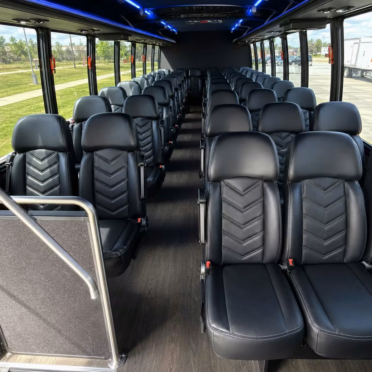 35 passenger minibus inside