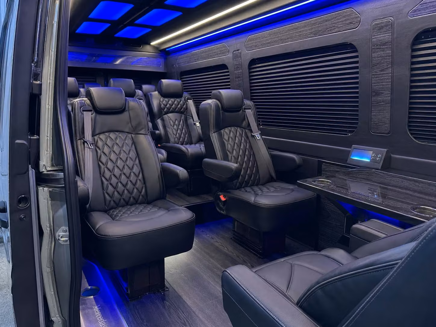 sprinter van transportation for groups and events across wilmington