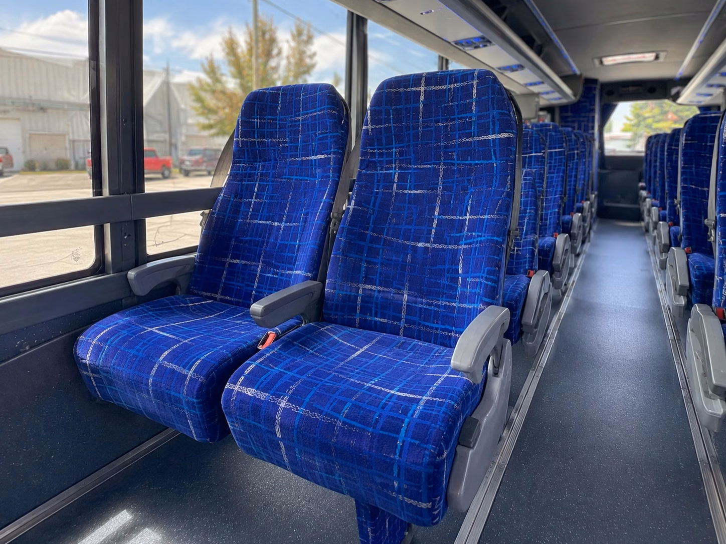 wilmington charter bus inside