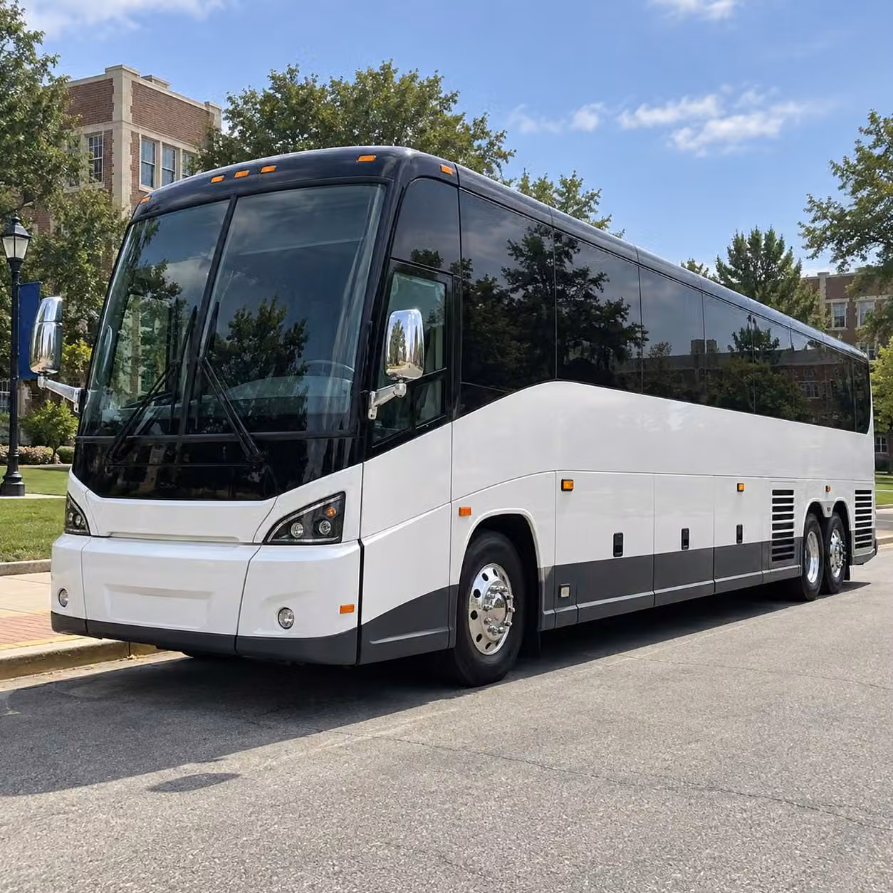 wilmington sports team fan bus rentals